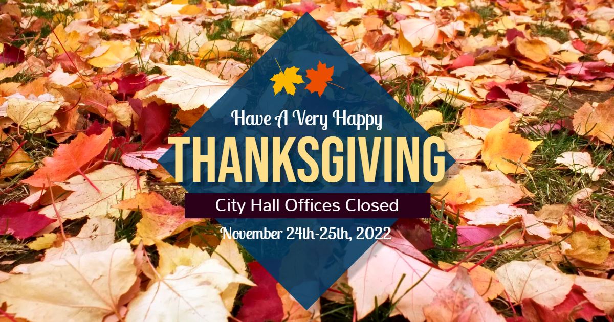 Closed for Thanksgiving