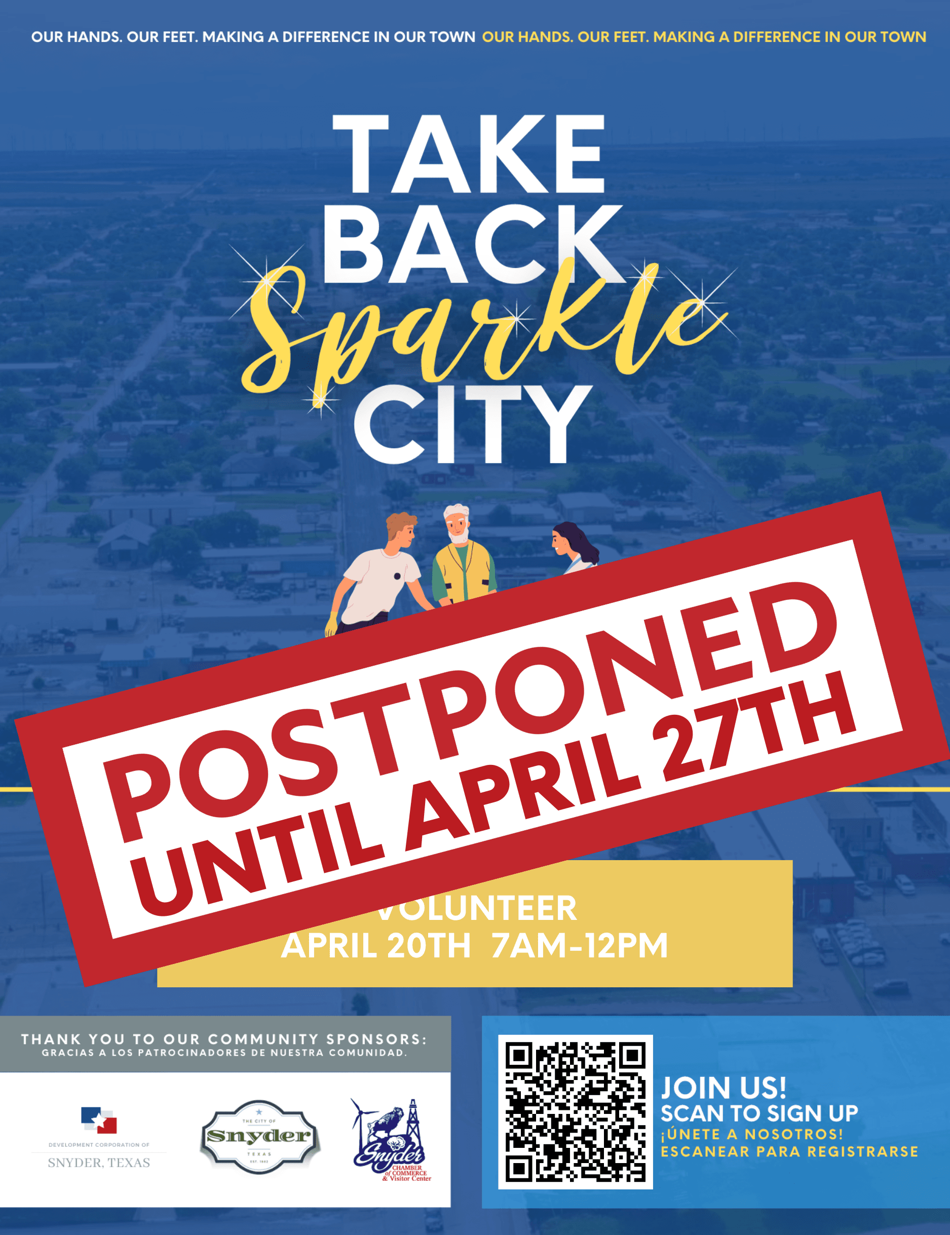 Sparkle City APRIL 27TH Table Tent